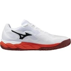 Resim Mizuno Wave Enforce Court cc Erkek Tenis Ayakkabısı Beyaz / Kırmızı 