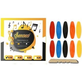 Resim Şenses 0.18 1 Takım Tam Profesyonel Kısa Sap Bağlama Teli + 10 . 