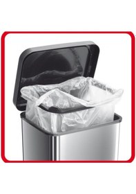 Resim Rotho Paso Pedallı Çöp Kutusu Kırmızı 20 L 