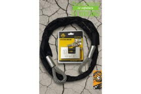 Resim Vi Caro Motorsiklet 16 mm 1.5 Metre Çelik Halat Motorsiklet Zincir Kilit Scooter Kilidi Motor Kilidi 