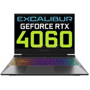 Resim CASPER EXCALIBUR G870.1245-BVB0X-B I5-12450H 16GB RAM 500GB SSD RTX4060 15.6 144Hz. FREEDOS 