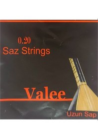 Resim Valee 0.20 Uzun Sap Bağlama Saz Teli 