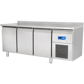 Resim Öztiryakiler 3 Inox Kapılı Yatay Tip Derin Dondurucu, Tag 370 Lmv, 304 Kalite 