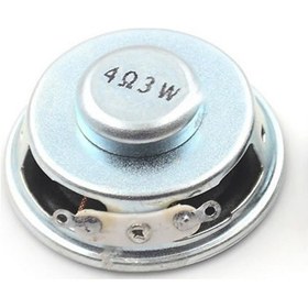 Resim Mini 4 cm 4 Ohm 3w Hoparlör Yuvarlak Speaker 3 Watt Ses Müzik Amfi Ses Oluşturucu Yüksek Kalite 