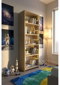 Resim Labirent Ledli Açık Kitaplık Klimt 