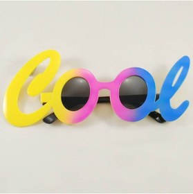 Resim azrlyaonline Cool Yazılı Rengarenk Parti Gözlüğü 21x8 cm (5224) 