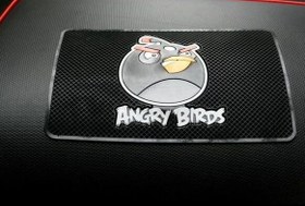 Resim Angry Bird Siyah Torpido Kaydırmaz Ped 