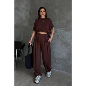 Resim Bejna Kadın Şalvar Pantolonlu Modal Dokulu Alt Üst Takım 