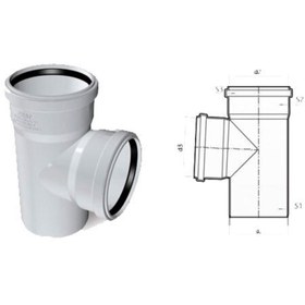 Resim AKSUFEZ Pvc Te Çatal 70x70 