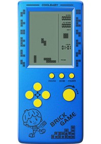 Resim Springsun Rs-100 Abs Malzeme Eğitici Tetris Oyun Konsolu Pil Dahil Değil Mavi Renk 
