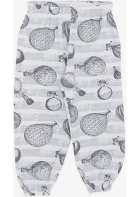 Resim Breeze Kız Bebek Kısa Kollu Pijama Takımı Uçan Balon Desenli 9 Ay-3 Yaş, Ekru-ekru Ekru 