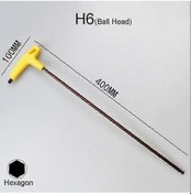 Resim Avrupa Otomobil Tamiri İçin 400 Mm Ekstra Uzun Kollu T Saplı Çift Uçlu Allen Anahtarları H6-400 Mm Düz Kafa 