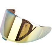 Resim Z8 Kaskı İçin Değiştirme Lens - Güneş, Toz, Çarpma Ve Buhar Koruma - Altın Renkli Plexiglas Gözlük 