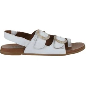 Resim Bueno Shoes Beyaz Deri Kadın Parmak Arası Sandalet 01WU4223 01WU4223 