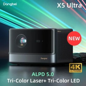 Resim İthal Faucet Dangbei X5 Ultra 4K Projeksiyon Alpd Lazer 2500 CVIA Lümen Dlp UHD Wıfı Android 4+128G HDR10 3D Çin versiyon 