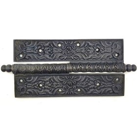 Resim Antika Tarz Dekoratif Pirinç Lüks Okka Menteşe - 20cm, Oksit 