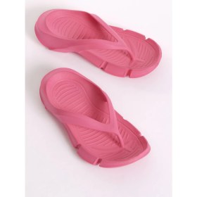 Resim Tonny Black Kadın Fuşya Kalın Tabanlı Parmak Arası Eva Terlik 