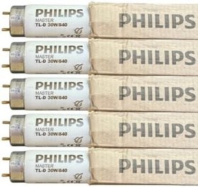 Resim Philips Master TL-D 30W 840 Günışığı G13 T8 Floresan Ampul, 5 Adet 