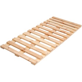 Resim Montessori Bebek ve Çocuk Yer Yatağı Doğal Ahşap - 90 x 190 