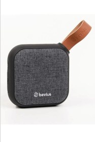 Resim Bluetooth Taşınabilir Siyah Hoparlör SoundPower Fabric S BVS-S70 Kumaş Tasarım 