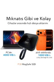 Resim ADDLINK P30 2TB 4000-3600 MB/s USB 4.0 (40Gbps) Type-C Portable Taşınabilir SSD AD2TBP30B4K 