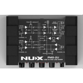 Resim Nux Pmx-2U Çoklu Kanal Mini Mikser 
