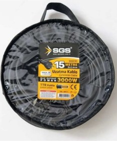Resim Sgs Uzatma Kablosu 15 Metre 3x1mm Sgs2191 