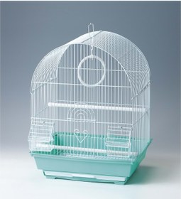 Resim Yıldırım Pet 81201 Kuş Kafesi Yuvarlak Çatılı 34.5 28 45.5 Cm 