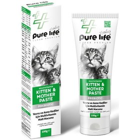 Resim Pure Life Plus Kitten & Mother Yavru Ve Anne Malt Vitamin Desteği 100 G 