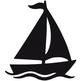Resim Metal Duvar Süsü Yelken Doğa Deniz - Shadowline Serisi 