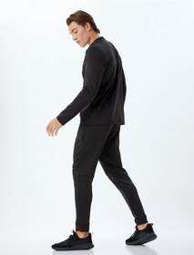 Resim Koton Spor Eşofman Altı Jogger Beli Bağcıklı Cep Detaylı Siyah 5wam40011nk Siyah 