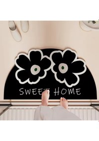 Resim Miedo Tekli Banyo Paspası, Kaydırmaz Tabanlı Djtbanyo Renkli 