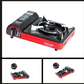 Resim Uyguna-Yakala Kırmızı CK-505 Orcamp Tekli Portatik OCAK-YKT.160 