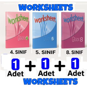Resim Language Publishers Ingilizce 3 Adet Farklı Worksheets / Tests 4. 5. 8. Sınıf Alıştırmalar 
