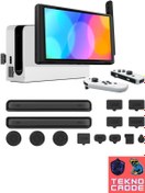 Resim beboncool Nintendo Switch OLED 13in1 Toz Geçirmez Koruyucu Silikon Pad 