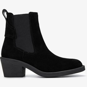 Resim Valmenti Kadın Hakiki Deri Siyah Süet Casual Bot 35 Ad1052 Bn Bot Sk24-25 Sıyah Suet Siyah Suet 