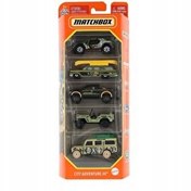 Resim Matchbox Beşli Araba Seti City Adventure III HFH16 