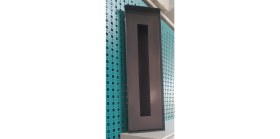 Resim Acil Pano Açılı Diafon 15X35X10,5 Ap4 Zil Paneli, Metal Yön Çevirme ve Koruma Kutusu Antrasit 