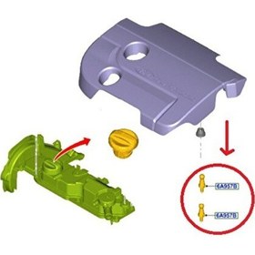 Resim Ford Focus Subap Kapagi Muhafaza Lastik Saplamasi 2012-2017 512875942 