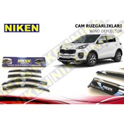 Resim Kia Sportage Paslanmaz Kromlu 4'Lü Cam Rüzgarlığı Seti 2016 Üzeri 