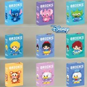 Resim 9 Parça Disney Stitch, Angie Elsa Prenses Denizkızı Üç Göz Tigger Donald Duck ve Daizi Temalı İnşaat Bloklar - DIY Yaratıc Montaj iç Şık Karikatur Mini Tuğlalar. Elle Çalıştırma Malzemeleri; Oda dekoru ya da Hediye Fiyakasıyla Mükemmel: Do 