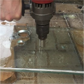 Resim Depolife Cam Fayans Mermer Granit Delme Pancı Boru Tipi Elmas Karot Uç 22 mm 