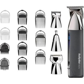 Resim Babyliss MT996E Super X Metal 14 Başlıklı Lityum Yüz & Vücut Bakım Kiti 