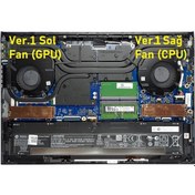 Resim Hp Victus 16-d0000 Serisi Notebook Fanı - Sol Gpu Fan - V1 / 60w - 