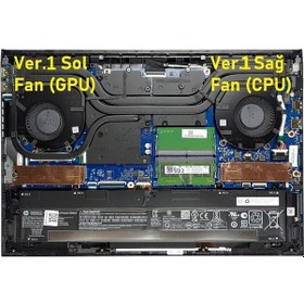 Resim Hp Victus 16-d0000 Serisi Notebook Fanı - Sol Gpu Fan - V1 / 60w - 