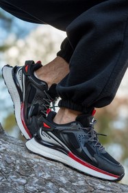 Resim MC Jamper Erkek Siyah Kırmızı Sneaker 