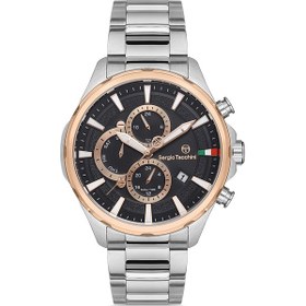 Resim Sergio Tacchini St.1.10308.5 Tüm Fonksiyonları Aktif 5 Atm Su Geçirmezlik Değerine Sahip Çelik Kordo 