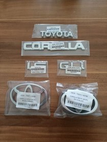 Resim Toyota Corolla Bagaj Yazısı 1.6 Gli Yazı Ön Ve Arka Arma Corolla Efsane Kasa Ae101 1992 - 1997 