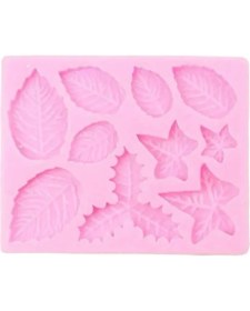 Resim Tinky Winky Yaprak Desenli Silikon Kalıp 