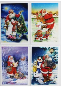 Resim Yılbaşı Kartpostalı 10lu Set 